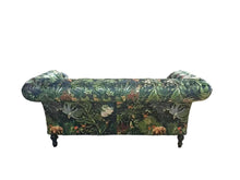 Load image into Gallery viewer, TNC Green Jungle Patchwork 2 Seater Sofa, 1120L-103C