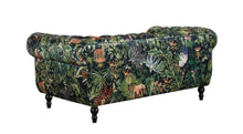Load image into Gallery viewer, TNC Green Jungle Funky Chesterfield 2-Seater Patchwork Sofa, 1329-L 103C