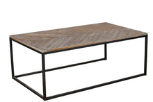 Load image into Gallery viewer, TNC Metal Frame Recycled Fir 1.2m Coffee Table