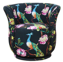 Load image into Gallery viewer, TNC Patchwork Tub Swivel Chair, 1090-55D