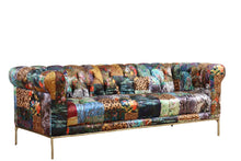 Load image into Gallery viewer, TNC Contemporary Chesterfield 3 Seater Sofa, 1190S Patchwork 55D