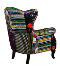 Load image into Gallery viewer, TNC Patchwork Wing Chair, 2222-88C