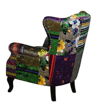 Load image into Gallery viewer, TNC Patchwork Wing Chair, 2222-88C