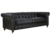 Load image into Gallery viewer, TNC Chesterfield 3 Seater Sofa, 1060S Black