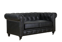 Load image into Gallery viewer, TNC Chesterfield 2 Seater Sofa, 1060L, Dark Brown