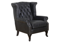 Load image into Gallery viewer, TNC Large Wing Chair, 2199 Black