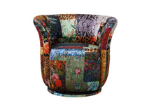 Load image into Gallery viewer, TNC Patchwork Tub Swivel Chair, 1090-88C