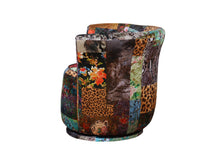 Load image into Gallery viewer, TNC Patchwork Tub Swivel Chair, 1090-55D