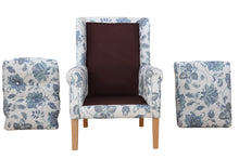 Load image into Gallery viewer, TNC Ergonomic High Back Wing Chair - 2873 Light Blue
