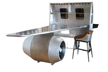 Load image into Gallery viewer, TNC Aviator Bar Table & Cabinet, Aluminum, AT061
