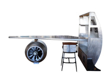 Load image into Gallery viewer, TNC Aviator Bar Table & Cabinet, Aluminum, AT061