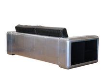 Load image into Gallery viewer, TNC 3-Seater sofa, Top Grain Leather and Aluminum, S196S
