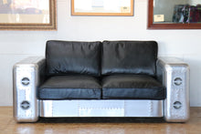 Load image into Gallery viewer, TNC 2-Seater sofa, Top Grain Leather and Aluminum

