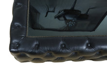Load image into Gallery viewer, TNC Glass Top Leather Coffee Table