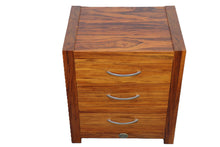 Load image into Gallery viewer, Town & Country Rimu Bedside Cabinet, 3 Drawers