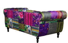 Load image into Gallery viewer, TNC Funky Chesterfield 2-Seater Patchwork Sofa, 1329L-88C