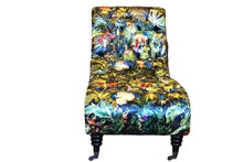 Load image into Gallery viewer, TNC Green Jungle Patchwork Chaise Chair, 828-103C
