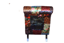 Load image into Gallery viewer, TNC Leopard Patchwork Chaise Chair, 828-55D
