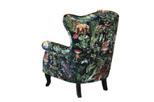 Load image into Gallery viewer, TNC Green Jungle Patchwork Wing Chair, 2222-103C