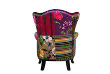 Load image into Gallery viewer, TNC Patchwork Wing Chair, 2222-88C