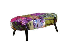 Load image into Gallery viewer, TNC Oval Patchwork Ottoman, 1163-88C