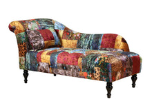 Load image into Gallery viewer, TNC  Patchwork Chaise Chair, 830-55D