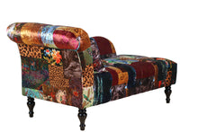 Load image into Gallery viewer, TNC  Patchwork Chaise Chair, 830-55D