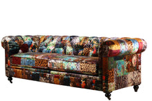 Load image into Gallery viewer, TNC Chesterfield Patchwork 3 Seater Sofa, 1060S- 55D