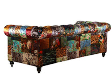 Load image into Gallery viewer, TNC Chesterfield Patchwork 3 Seater Sofa, 1060S- 55D
