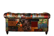 Load image into Gallery viewer, TNC Chesterfield Patchwork 2 Seater Sofa, 1060L-55D