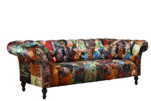 Load image into Gallery viewer, TNC Patchwork 3 Seater Sofa, 1120S-55D