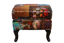 Load image into Gallery viewer, TNC Ottoman, Patchwork 2199-O-55D