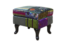 Load image into Gallery viewer, TNC Patchwork Ottoman, 2199-O 88C