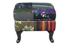 Load image into Gallery viewer, TNC Patchwork Ottoman, 2199-O 88C