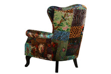 Load image into Gallery viewer, TNC Patchwork Wing Chair, 2222-55D