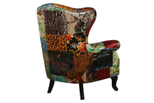 Load image into Gallery viewer, TNC Patchwork Wing Chair, 2222-55D