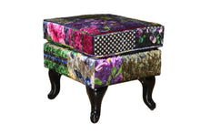 Load image into Gallery viewer, TNC Patchwork Ottoman, 2199-O 88C