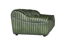 Load image into Gallery viewer, TNC Dark GreenTop Grain 2-Seater Leather Sofa