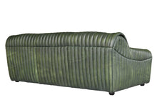 Load image into Gallery viewer, TNC Dark GreenTop Grain 2-Seater Leather Sofa