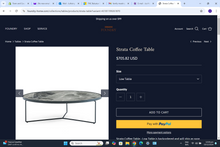 Load image into Gallery viewer, TNC Strata Coffee Table AT133L
