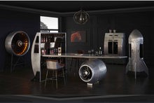 Load image into Gallery viewer, TNC Aviator Bar Table & Cabinet, Aluminum, AT061