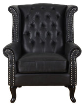 Load image into Gallery viewer, TNC Large Wing Chair, 2199 Black