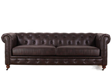 Load image into Gallery viewer, TNC Chesterfield 3 Seater Sofa, 1060S Dark Brown