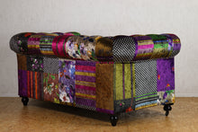 Load image into Gallery viewer, TNC Chesterfield Patchwork 2 Seater Sofa,1060L-88C
