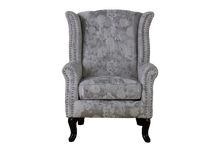 Load image into Gallery viewer, TNC Wing Chair, Silver Grey