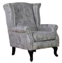Load image into Gallery viewer, TNC Wing Chair, Silver Grey
