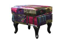 Load image into Gallery viewer, TNC Small Patchwork Ottoman, 88C
