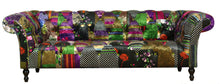Load image into Gallery viewer, TNC Patchwork 3 Seater Sofa, 1120S-88C