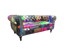 Load image into Gallery viewer, Funky Chesterfield 3-Seater Patchwork Sofa, 1329S 88C
