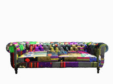 Load image into Gallery viewer, Funky Chesterfield 3-Seater Patchwork Sofa, 1329S 88C
